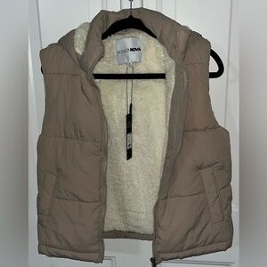 Khaki Puffer Vest